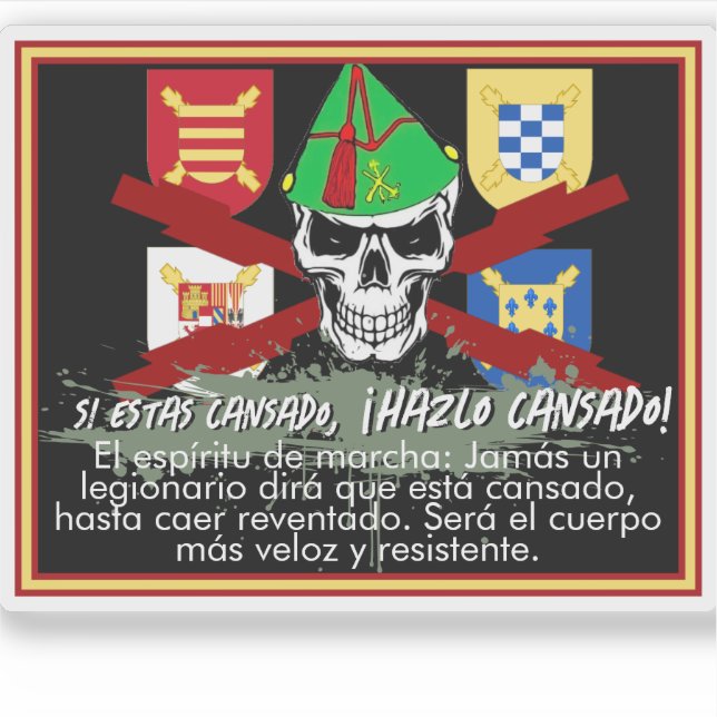 STICKER ESPRIT LÉGIONNAIRE (Devant)