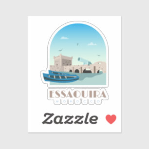 Sticker Essaouira ville Maroc Skyline