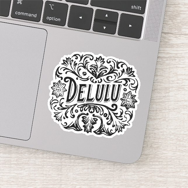 Sticker Esthétique Delulu (Détail)