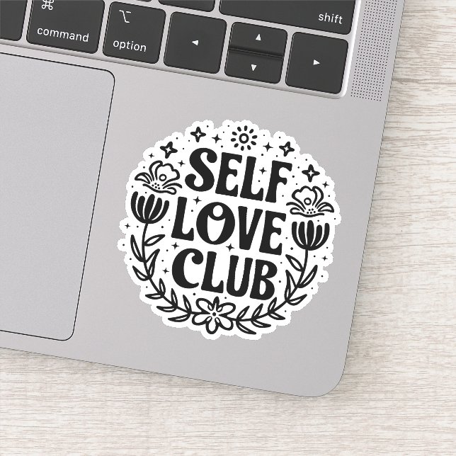 Sticker Esthétique du club d'amour personnel (Détail)