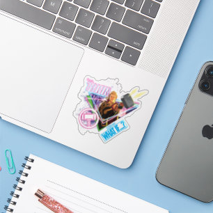 Sticker Et si…?   Graphique néon Party Thor