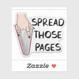 Sticker Étalez ces pages
