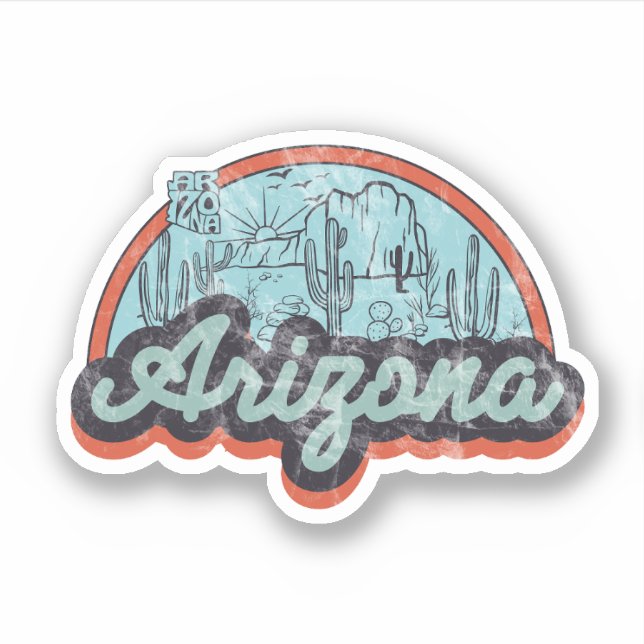 Sticker État de l'Arizona (Devant)