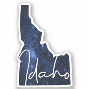 Sticker État étoilé de l'Idaho