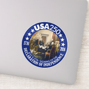 Sticker États-Unis 250 - 1776-2026 - Déclaration d'indépen