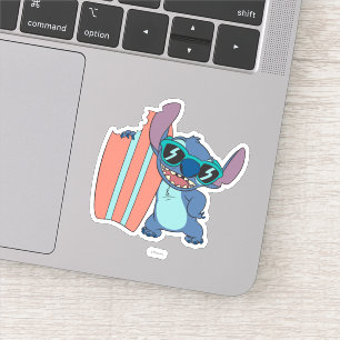 Sticker Été avec Surfboard