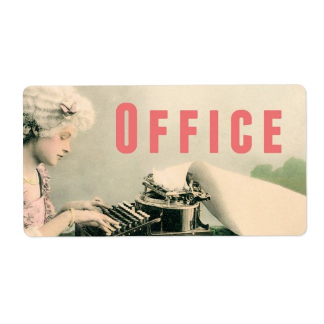 Sticker Étiquette de boîte de stockage Office Movi (Devant)
