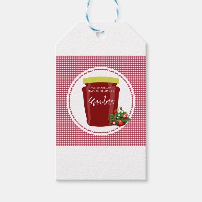 Sticker Étiquette de confiture maison modifiable (Devant)