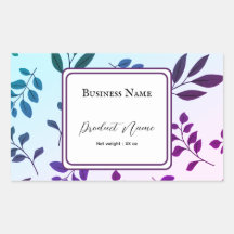 Sticker Étiquette de produit Rectangle