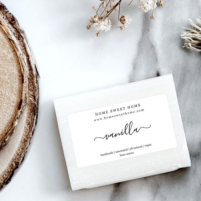 Sticker Étiquette de savon personnalisé (Créateur téléchargé)