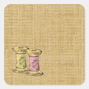Sticker Étiquette de torchage à coudre