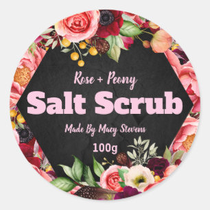 Sticker Étiquette Pour Scruter Salt Maison