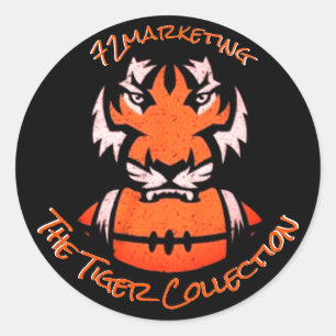 Sticker Étiquette Tiger Slidell High School SHS