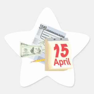 Sticker Étoile 15 avril -