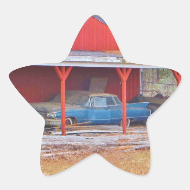 Sticker Étoile 1960 BLUE SADAND DEVILLE Antique voiture (Devant)