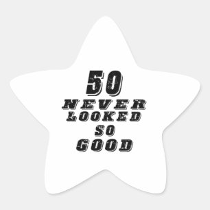 Sticker Étoile 50 jamais eu l'air si bon