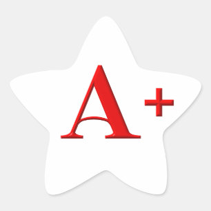 STICKER ÉTOILE A+