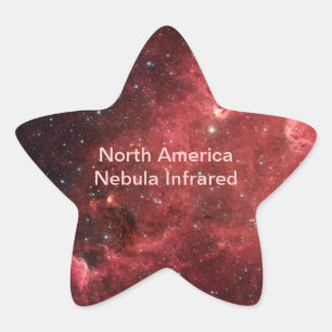 Sticker Étoile Amérique du Nord Nebula Infrarouge