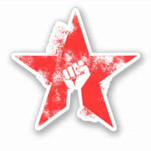 Sticker Étoile anti-fasciste