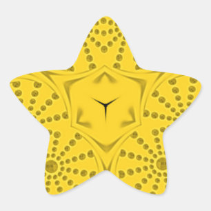 Sticker Étoile Art Motif Égyptien Imprimer À damiers Conception C