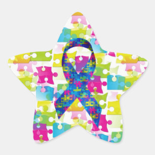 Sticker Étoile Autisme