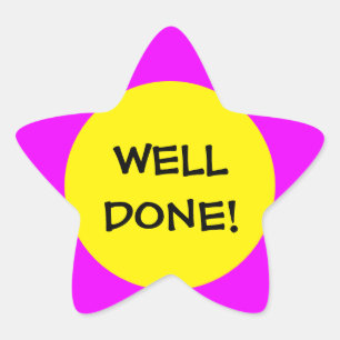 Sticker Étoile Baguette étoile mignonne pour l'encouragement des 