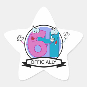 Sticker Étoile Bannière officielle 64 du Birthday