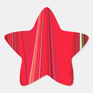 Sticker Étoile Belle texture rouge Couleur Art Abstrait