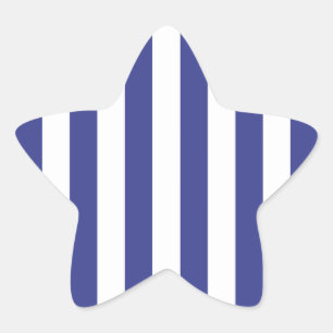 Sticker Étoile Bleu et blanc