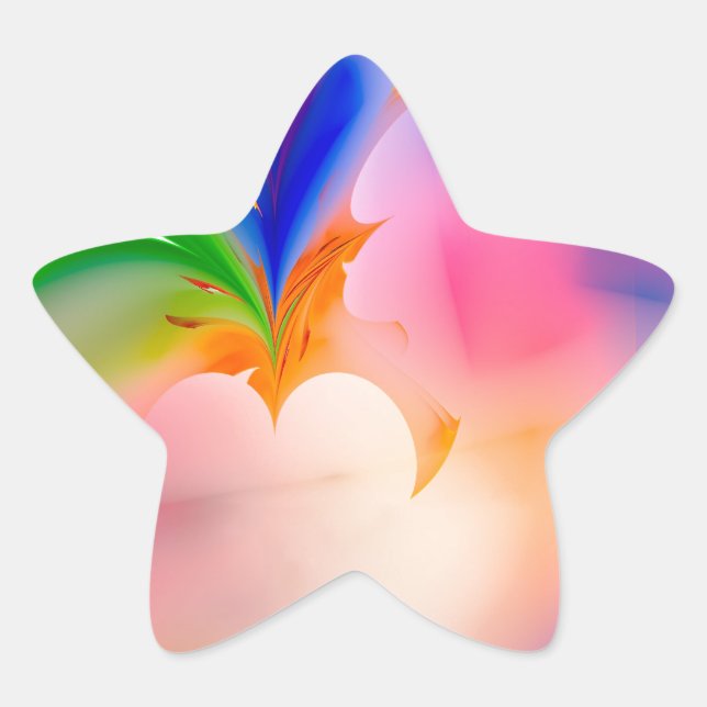 Sticker Étoile Boîte cadeau Big Bow (Devant)