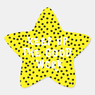 Sticker Étoile Bon Travail Encouragement des enseignants Zones Ja