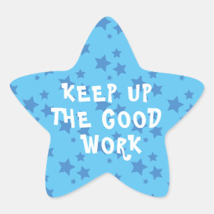 Sticker Étoile Bon Travail Enseignant Encouragement Étoile Sticke