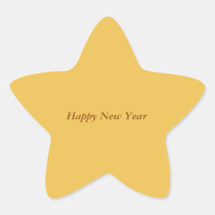 Sticker Étoile Bonne année