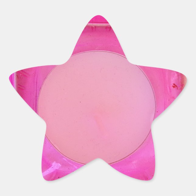 Sticker Étoile Bougie, Sweet Rose Love Lumière aux chandelles (Devant)