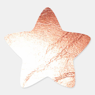 Sticker Étoile Bronze métallisé