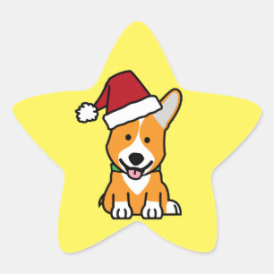 Sticker Étoile Casquette de Père Noël de Noël de Gallois de
