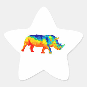 Sticker Étoile Chaleur détectée