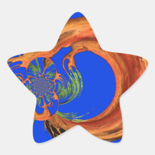 Sticker Étoile Chic Round Hakuna Matata Navy Blue Collection