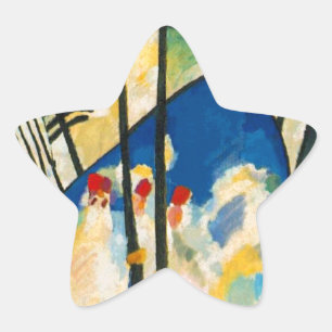 Sticker Étoile Composition Kandinsky IV
