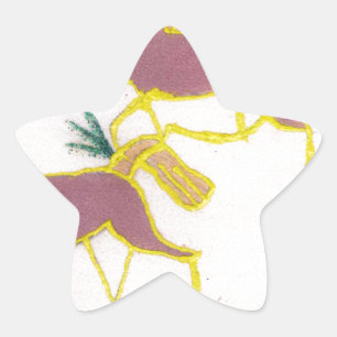 Sticker Étoile Créez votre propre Unicorne Flora Power Cute Aesth