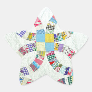 Sticker Étoile Décor coloré à patchwork