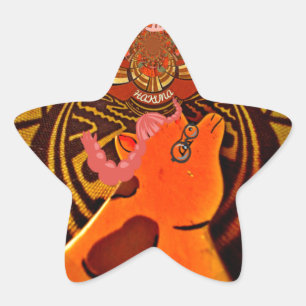 Sticker Étoile Design d'image de Just Funny Giraffe