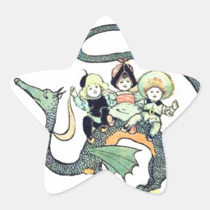 Sticker Étoile Dragon 3 Gras Babes