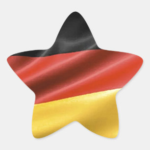 Sticker Étoile Drapeau allemand
