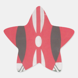 Sticker Étoile Drapeau Harambe vintage Kenya