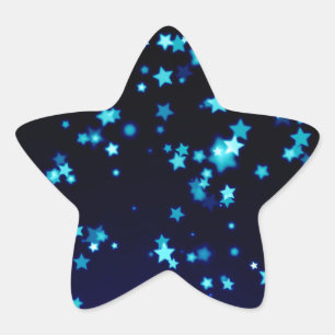 Sticker Étoile Étoiles bleues