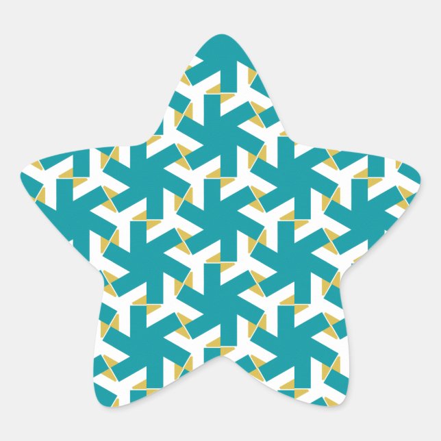 Sticker Étoile géométrique 230614 (03) (Devant)