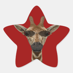 Sticker Étoile Giraffe Incognito