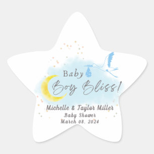 Sticker Étoile Gold Starlit Baby Boy Bliss Stores Livraison spéci