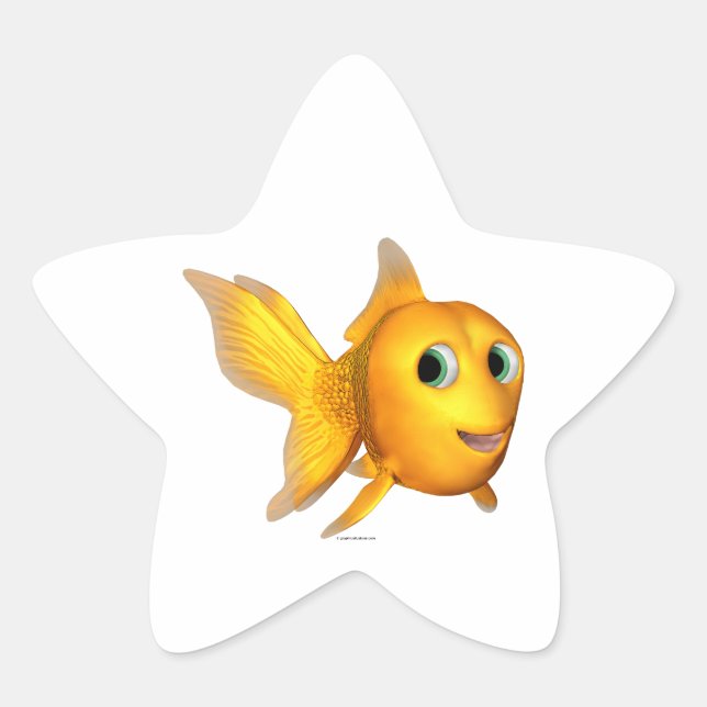 Sticker Étoile Goldie the Toon (Devant)